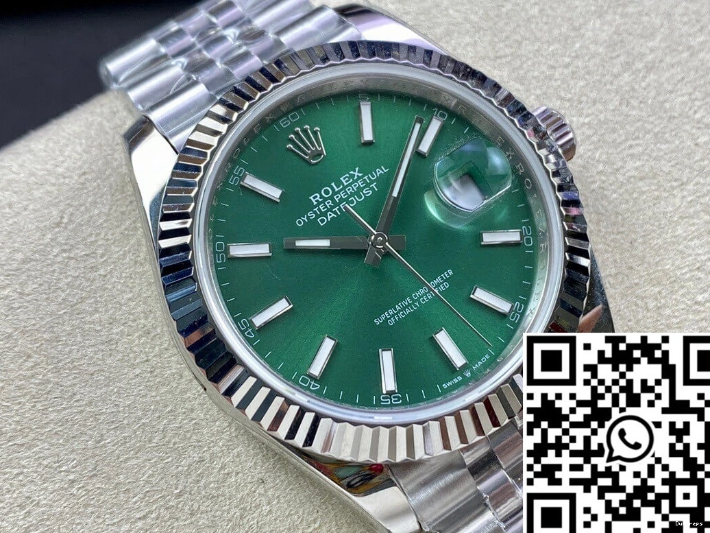 Dial Datejust EW Rolex Green Factory M126334-0028 0320